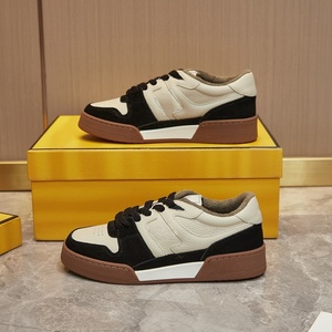 Baskets blanches color block rétro décontractées, chaussures de sport à semelle épaisse, baskets polyvalentes décontractées pour hommes, souples et respirantes - Product Image 1