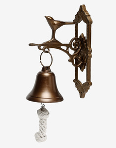 Timbre de puerta de diseño tradicional con acabado antiguo de hierro fundido y latón directo de fábrica para compradores genuinos - Product Image 3