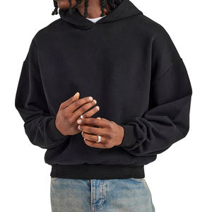 Sweat à capuche surdimensionné personnalisé pour homme, sweat à capuche imprimé en relief, streetwear, de haute qualité, 420 grammes, sweat-shirt lourd - Product Image 1