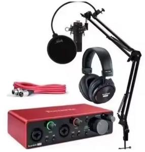 NUEVO Y AUTÉNTICO: Oferta en Tarjetas de Sonido USB con Interfaz de Audio Profesional para Grabación en Vivo - Product Image 2
