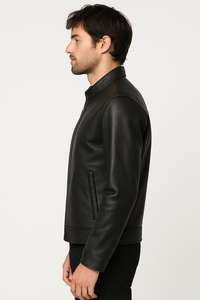 Veste moderne coupe ajustée pour hommes Toile ajustée élégante pour l'hiver Taille décontractée Veste teinte unie pour hommes Expédition DDP - Product Image 3