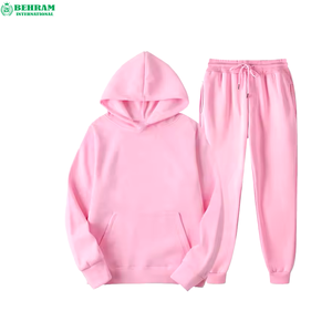 Sudadera con Capucha de Alta Calidad, Transpirable, 100% Algodón, Colores Sólidos, Tallas Grandes, con Bolsillo Canguro, Estilo Urbano - Product Image 2