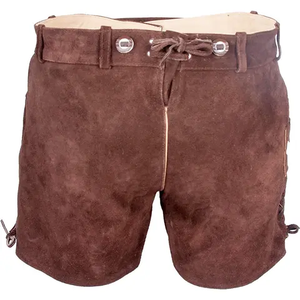 Haute qualité écologique marque personnalisée hommes décontracté bavarois Lederhosen Shorts Anti-rides personnalisable prix de gros Shorts - Product Image 5