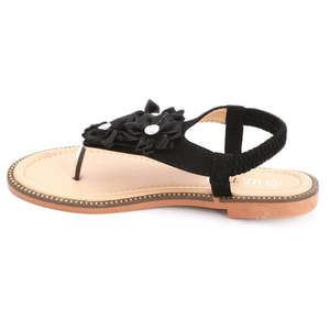 รองเท้าแตะแฟนซีสำหรับเด็กผู้หญิง 279 (31-36) - สีดำ - Product Image 4