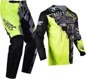 Combinaison de moto tout-terrain, combinaison de course moto, veste tout-terrain moto la plus vendue, logo personnalisé, combinaison moto - Product Image 3