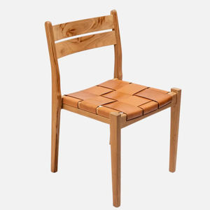 Fauteuils modernes de luxe Base de meubles de salle à manger en rotin Chaise rembourrée Base en bois de chêne massif en corde Chaises de salle à manger - Product Image 1