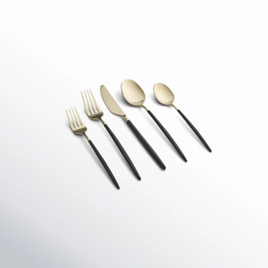 Cuillère et fourchette en acier inoxydable couverts ensemble vaisselle de luxe mariage événement couverts dîner couteau cuillère fourchette maison restaurant décor - Product Image 1