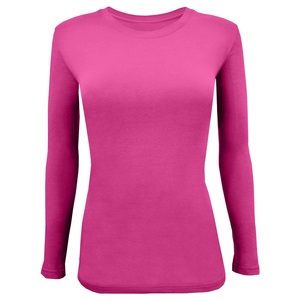 Women Knitted Long Sleeve <b>Scrub</b> <b>Top</b> Blue Slim Fit Medical Nursing Undershirt Uniform - Product Image 6