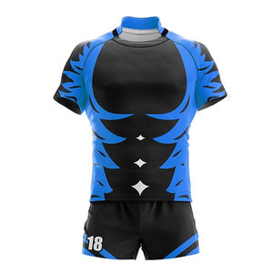 Fabricant en gros de vêtements de sport pour hommes, uniforme de rugby, 100% polyester, léger, extensible, logo personnalisé - Product Image 5
