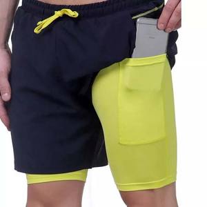 100% pantalones cortos para correr de algodón para hombre, entrenamiento, culturismo, gimnasio, deportes de talla grande, pantalones casuales para hombre, pantalones cortos sólidos para correr, 2025 - Product Image 5
