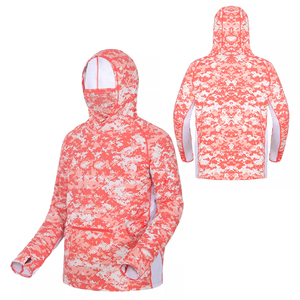Meilleures ventes de sweats à capuche de pêche / Sweat à capuche personnalisé à prix avantageux pour hommes, meilleur sweat à capuche de sublimation à manches longues, sweats à capuche de pêche anti-UV - Product Image 6