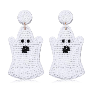 Buy Halloween Christmas Accessories Wholesale Pumpkin Skull Drop Earrings for Halloween Available Trusted Exporter - Product Image 4