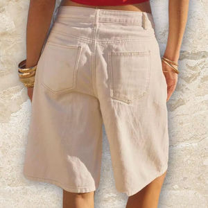 Vintage S Taille Denim Shorts Jeanagers Autre Artisanat Jeans Pantalon Court - Product Image 4