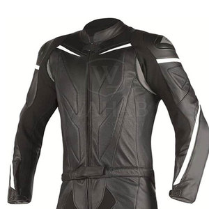 Durable Leather Material Motorbike Suit For Riding With Protective Padding For Safety And Comfort - Product Image 5