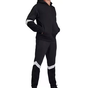 Chándales sólidos con capucha para hombre con pantalones Nuevo conjunto de gimnasio de invierno de 2 piezas Ropa informal de moda - Product Image 3