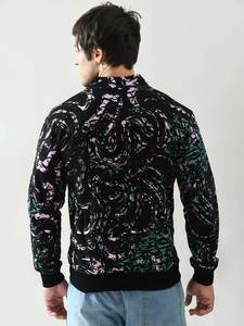 คุณภาพสูงระเหิดเสื้อกันลมการ์ตูนกีฬาผู้ชายและผู้หญิงแจ็คเก็ตซาตินแจ็คเก็ตผู้หญิงซาติน - Product Image 2