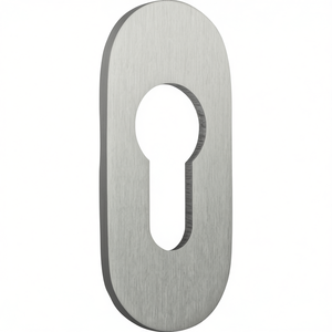 Rosace adhésive 6700 ER PZ 7 mm en acier inoxydable ER avec écusson ovale PZ OGRO pour décoration et accessoires de bureau - Product Image 2