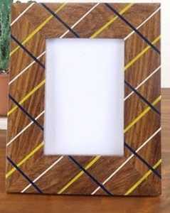 Marco DE FOTOS decorativo de madera con incrustaciones de resina de la mejor calidad a un precio económico disponible en color chocolate y blanco - Product Image 2