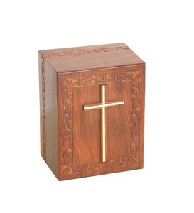 Brass Cross <b>Urns</b> For Male and Female Decorative Funeral <b>Urns</b> Burial Handmade - Product Image 4