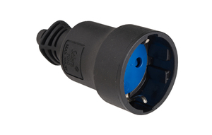 Base aerea bipolare con gomma termoplastica nera TTL 16A 250V (Solera 707C) - Product Image 1