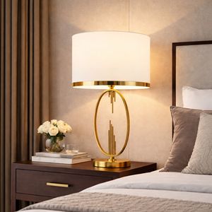 Lampe de table LED E26 moderne et flexible en métal, alimentée par courant alternatif, pour chambre à coucher, salon, décoration intérieure, chevet - Product Image 2