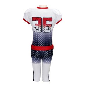 Maillots de football américain pour adultes de haute qualité, à manches courtes et à motifs imprimés, pour l'entraînement - Product Image 4