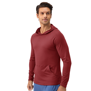 Sweat-shirt à capuche unisexe personnalisé 100% coton Tissu tricoté Poche avant Manches longues Coupe régulière Hiver Respirant pour décontracté - Product Image 4