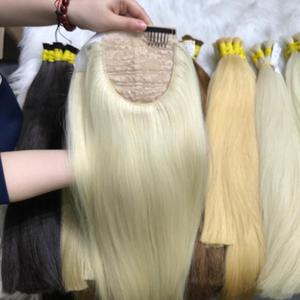 ผมแท้แบบมีเชือกผูกสำหรับต่อผมหางม้าสีจาง - Product Image 3