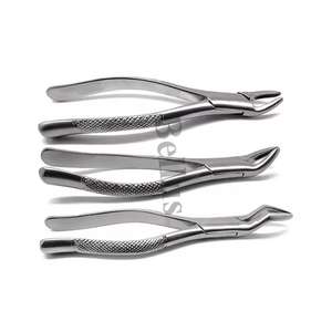 Fórceps dentales de extracción de raíz, herramientas de cirugía Oral de acero inoxidable, instrumentos profesionales de dentista, ergonómicos, antideslizantes - Product Image 3