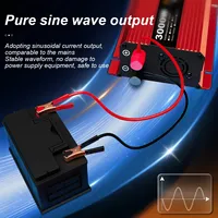 1600W 12V 48V 60V DC à AC convertisseur de stockage d'énergie solaire hybride onduleur à onde sinusoïdale pure pour RV