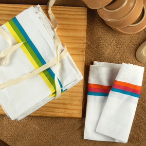 100% Cotton Herring Bone <b>Towel</b> Quick-Dry Woven Multi-Color Sustainable Linen <b>Microfiber</b> for Home <b>Beach</b> Children Restaurants - Product Image 6