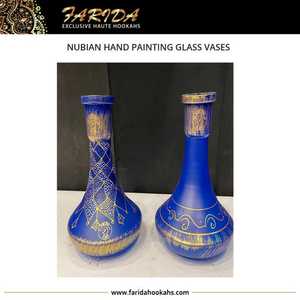 Offre Spéciale de haute qualité flûtes en laiton massif égyptien peint à la main Shisha Vases broches ensemble complet Unique verre narguilé laque caractéristiques - Product Image 6