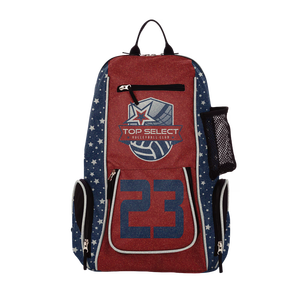 Mochila de entrenamiento de voleibol con bolsillo para zapatos, bolsa de viaje deportiva duradera impermeable para equipos, partidos escolares y práctica al aire libre - Product Image 1