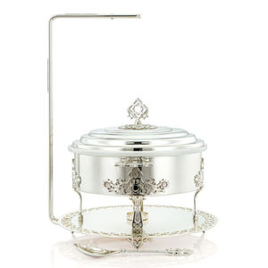 Luxury Design Hotel Restaurant Accessories Food <b>Serving</b> <b>Dish</b> Stainless Steel Chaffing <b>Dish</b> <b>With</b> <b>Lid</b> for Wedding Party Use - Product Image 1