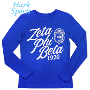 Top vente femmes personnalisé sororité transfert de chaleur Zeta Phi Beat paillettes imprimé 100% coton respirant vêtements d'extérieur T-Shirts - Product Image 1