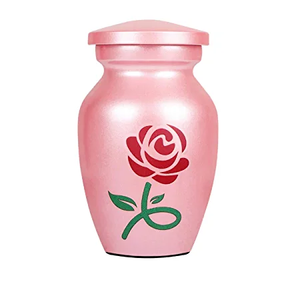 Mini urna de cremación de Metal con tema plateado, urna simbólica europea para bebé, los mejores productos funerarios, suministros al por mayor, precio razonable para - Product Image 3