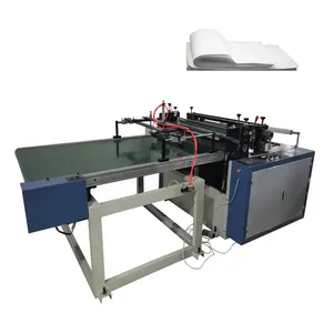 Einweg-Neausstattung Pediküre Maniküre Handtuch Rolle zu Blatt Maschine Spa Baumwolle Friseurhandtuch Kreuzschnitt Herstellungsmaschine