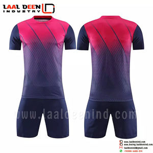 ชุดเสื้อฟุตบอลผู้ใหญ่แบบออกแบบเอง บริการ OEM ชื่อทีมตามสั่ง เสื้อฟุตบอลผลิตในปากีสถาน คุณภาพสูง ราคาถูก - Product Image 2