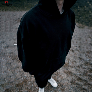 Nouveau style, nouveau design, manches longues, couleur unie, vêtements décontractés d'hiver, 100% coton polaire, logo personnalisé brodé, sweat-shirts pour hommes fabriqués - Product Image 5