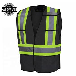 Chaleco de Seguridad Reflectante de Alta Visibilidad, Chaleco de Trabajo de Seguridad Personalizado con Múltiples Bolsillos, Chaleco de Seguridad Reflectante de Alta Visibilidad para Hombre - Product Image 3