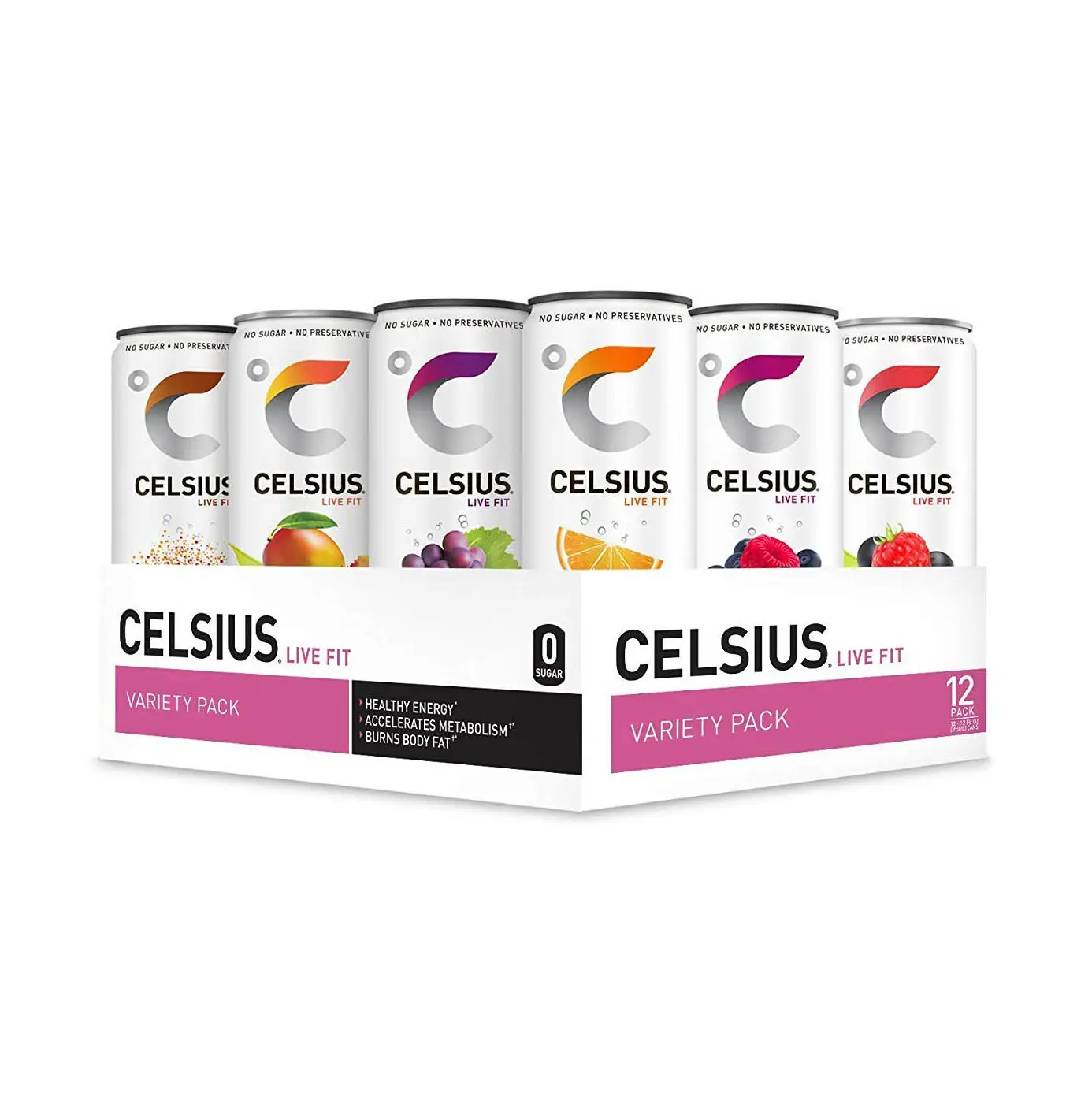 Celsius các loại hương vị gói chính thức để bán