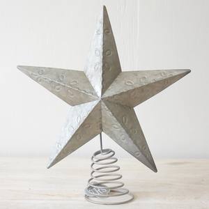 Adorno Navideño en Forma de Estrella, Acabado Plateado, Decoración para Árbol de Navidad, Ideal para Fiestas - Product Image 5