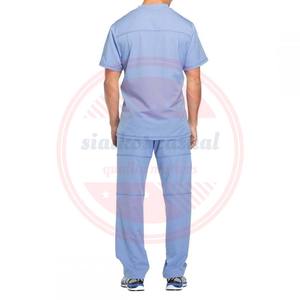 Custom Men Scrub Set de alta calidad 2024 Hombres Scrubs Uniformes Personalizados Médico Scrub Suit - Product Image 6