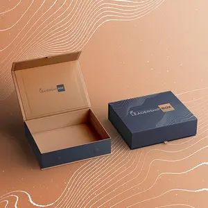 パーソナライズされたデザイン素材印刷折りたたみ式磁気ボックス化粧品パッキング磁気高級ギフトボックス蓋付き