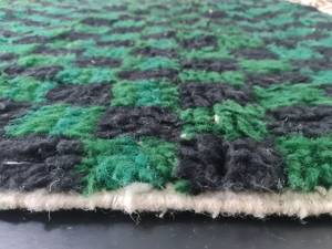 Haute qualité Beni Ourain tapis Tribal vert à carreaux marocain Azilal laine tapis haute Pile tapis pour salon décor à la maison - Product Image 5