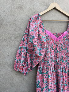 Robe en coton décontractée grande taille pour femmes pour l'été robe de printemps à manches longues avec décoration brodée - Product Image 4