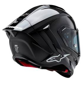 Casque intégral R10 en fibre de carbone noire, coque en carbone solide, certifié CE, ventilation et ajustement avancés pour la construction et la rénovation - Product Image 1
