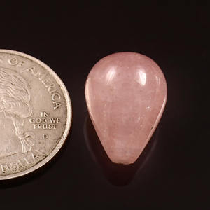 Calidad comercial Natural Rosa morganita pera gota cabujón venta al por mayor piedras preciosas sueltas para joyería - Product Image 3