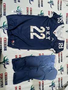 Uniforme sublimado de equipo de fútbol americano personalizado, diseño personalizado de tu propio equipo, aparejo de sarga poliéster Spandex, UNIFORMES DE EQUIPO sublimados personalizados - Product Image 5