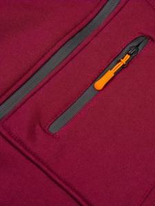 Nouveau sweat à capuche pour homme, élégant, confortable et chaud pour l'hiver, tendance, couleur unie, avec fermeture éclair, en mélange de polyester épaissi, teint uni - Product Image 4